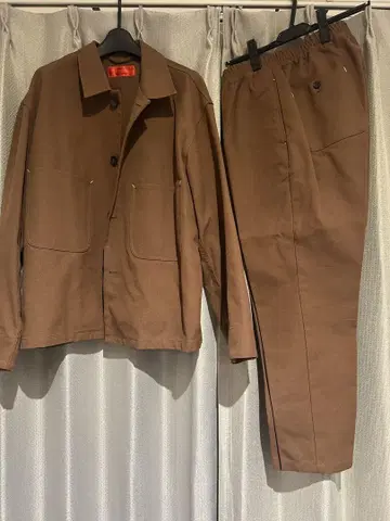 브라운 자켓 팬츠 세트