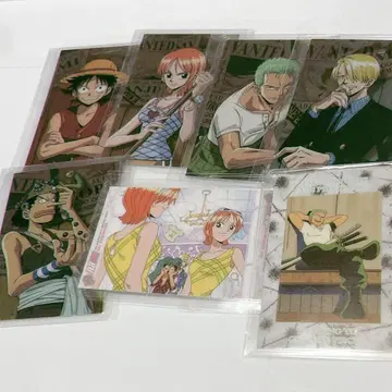 원피스 onepiece 라미네이티드 카드 루피 조로 상디 나미