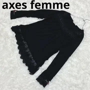 axes femme 엑시즈팜 (M) 긴팔 티셔츠 레이스 비쥬