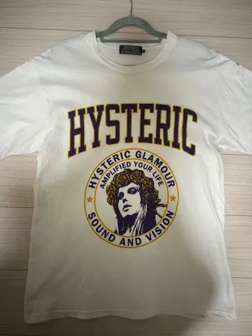 HYSTERIC GLAMOUR T셔츠 M 사이즈 화이트