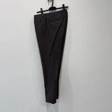 하시모토 준 글렌체크 패턴 슬랙스 브라운 4 (L) 사이즈