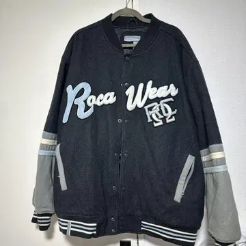 Roca Wear 바시티 자켓 2XL 다크 그레이