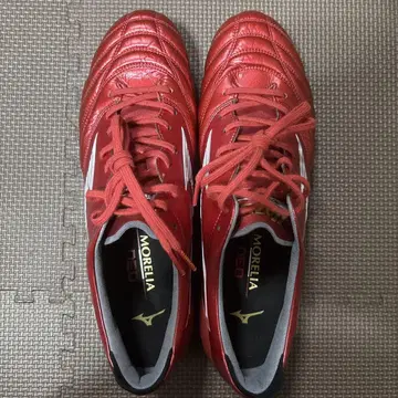 Mizuno Morelia 레드 축구화 스파이크