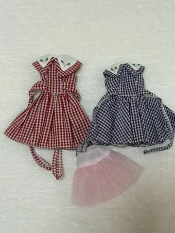 리카짱 캐슬 레트로 원피스 27cm 22cm 2벌 세트 제니