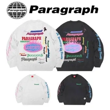 Paragraph 로고 프린트 속기모 맨투맨
