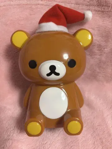 리락쿠마 산타 모자 저금통