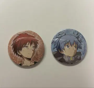 암살교실 시오타 나기사 아카바네 카르마 캔뱃지 세트