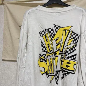 HEY SMITH 롱 슬리브 티셔츠 XL 화이트