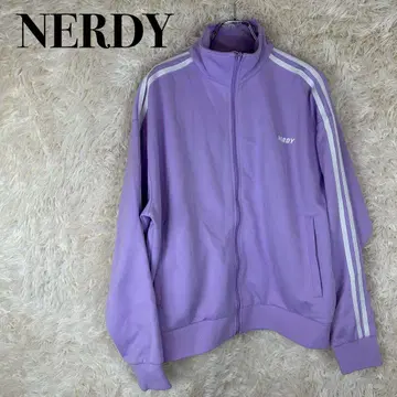 NERDY 널디 트랙 자켓 라이트 퍼플 저지
