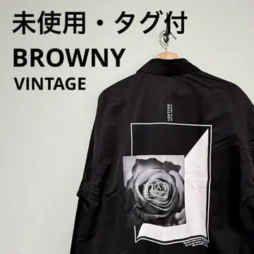 [ 미사용 택 포함 ] BROWNY VINTAGE 아우터 자켓 블랙