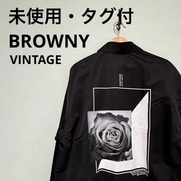 [ 미사용 택 포함 ] BROWNY VINTAGE 아우터 자켓 블랙