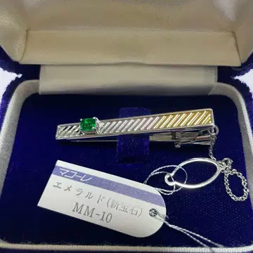 MAQUALAY 에메랄드 (신보석) MM-10 넥타이핀