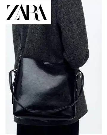 새상품급 ZARA 더블 스트랩 버킷 백 2way 백 숄더