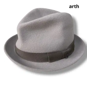 arth 중절모 그레이 울 100% 쿠리하라 코퍼레이션