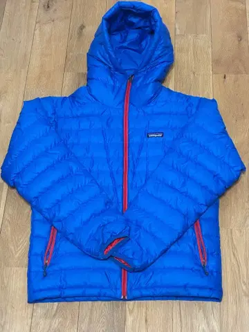 파타고니아 다운 자켓 다운 스웨터 블루 새상품급