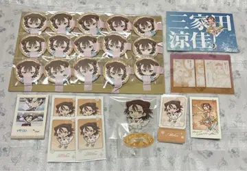 메달리스트 미케다 료카 폴라로이드 크레이프 클리어 카드 캔뱃지 세트