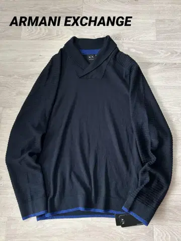 미사용 ARMANI EXCHANGE 긴팔 니트 XL
