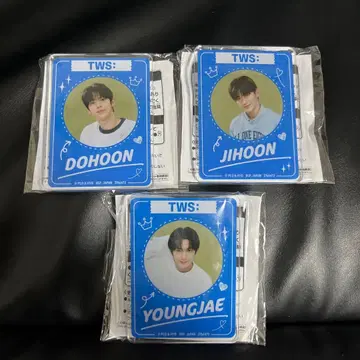 남코 TWS 아크릴 배지 DOHOON YOUNGJAE JIHOON