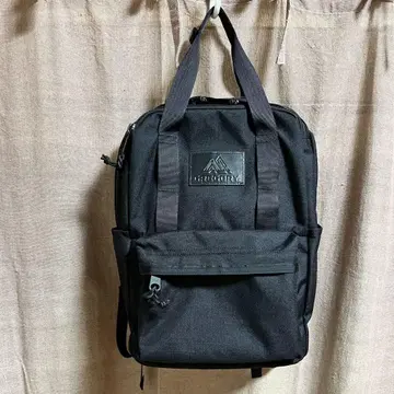 새상품급 그레고리 이지데이 백팩 블랙 볼드5 가죽 패치