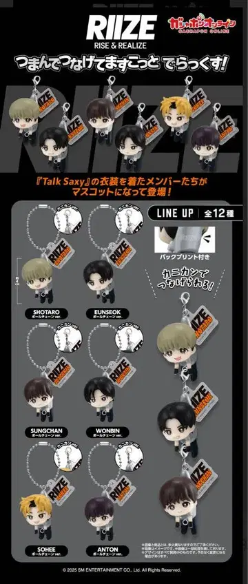 BANDAI RIIZE 츠만데츠나게테마스코토데락쿠스 전 12종