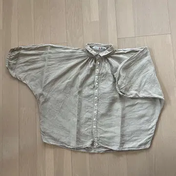 브로캔트 린넨캔버스 그랑 셔츠 베이지