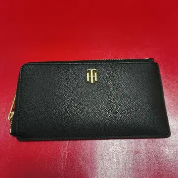 [ 새상품급 ] TOMMY HILFIGER 장지갑 블랙 지퍼식