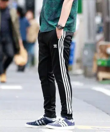 adidas 아디다스 오리지널스 3 스트라이프 트랙 팬츠 XS