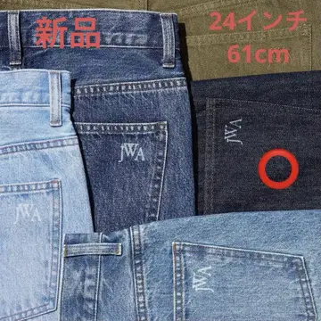 새상품 UNIQLO 유니클로 스트레이트 청바지 네이비 24 61cm