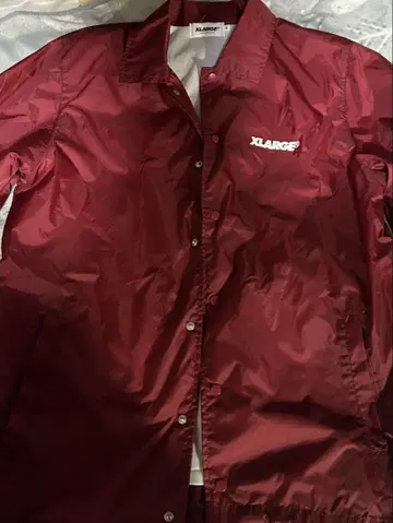 XLARGE 버건디 나일론 자켓 M