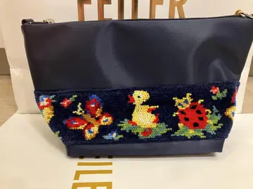 FEILER 네이비 숄더백 학교
