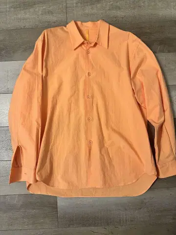 새상품급 MAN-TLE R13S8 WEATHER SHIRT 오렌지