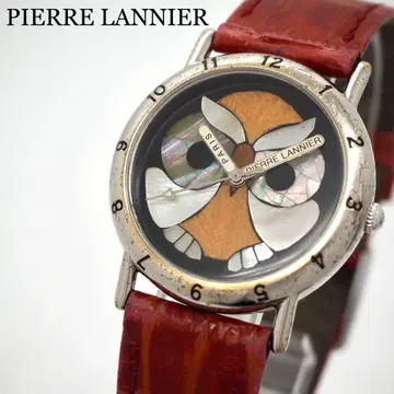 731 피에라니에 시계 여성용 남성용 999개 한정판 올빼미 빨간색 밴딩