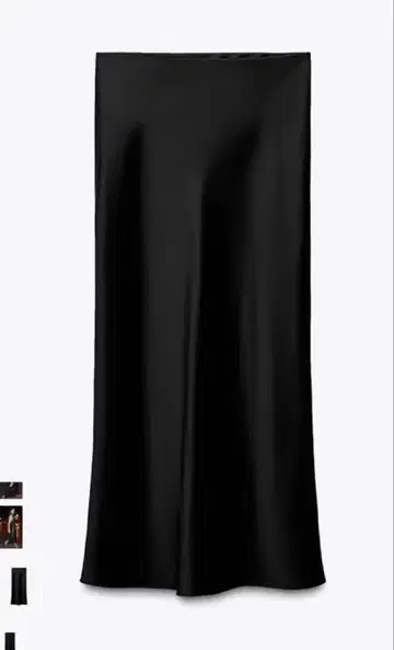 zara 새틴 스커트 블랙
