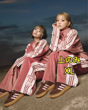 adidas W ADIBREAK VELOUR TT 핑크XL