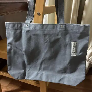 그레이 토트백 신자부로 이치자와 캔버스