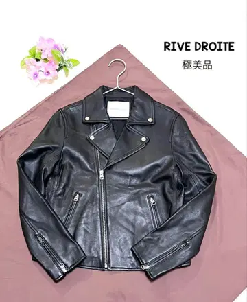 리브 드로아 라이더 자켓 천연 가죽 자켓 램 가죽 자켓 양가죽