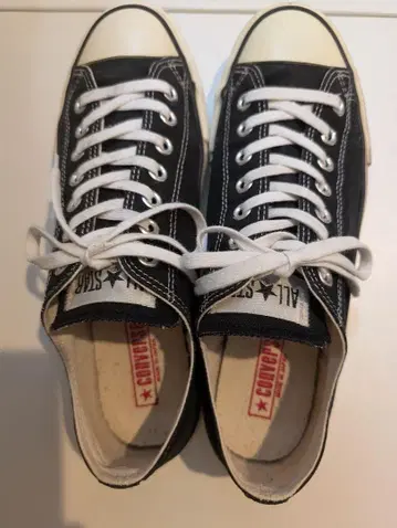 Converse CANVAS ALL STAR J OX 블랙 사이즈 9