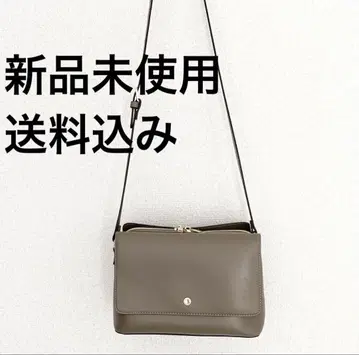 스퀘어 플랩 숄더백 포켓 많음 가벼운 경량 베이지