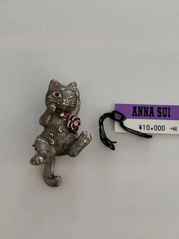 안나수이 고양이 브로치
