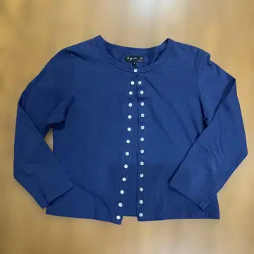 agnes b. 카디건 프레션 블루 사이즈 2