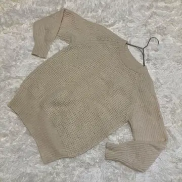 저널 스탠다드 레리움 베이지 긴팔 니트 스웨터 울 95%