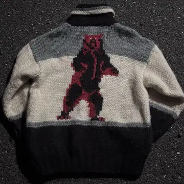 구제 빈티지 FIRST DOWM 코위찬 니트 60s