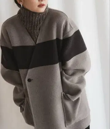 HYKE 더블 페이스 재킷