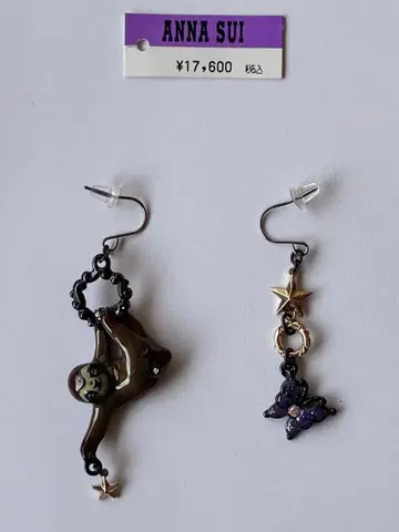 ANNA SUI 안나수이 게으름뱅이와 나비 귀걸이