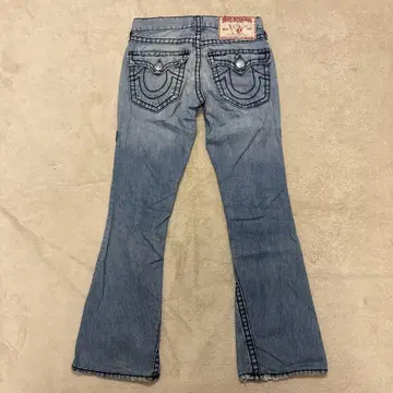 TRUE RELIGION JOEY SUPER T 플레어 데님 팬츠 y2k