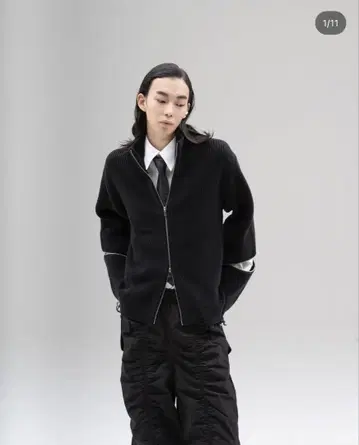 Jentlouis 24AW 데미지 드라이버즈 니트