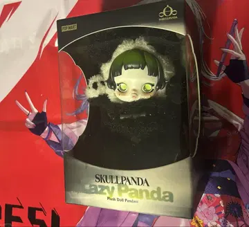 POP MART SKULLPANDA 플러시 인형