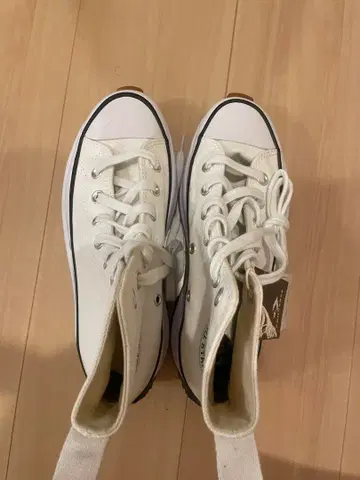 CONVERSE ALL STAR 화이트 하이컷 미사용 새상품 택 포함