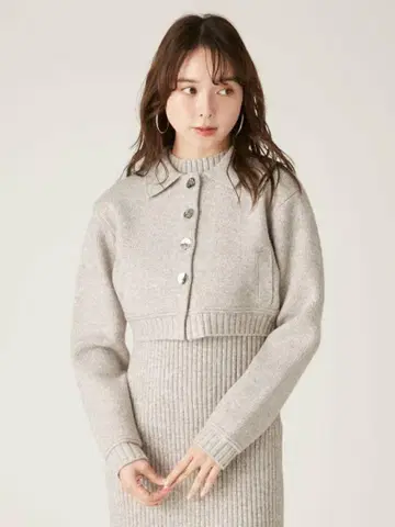 LILY BROWN 니트 자켓