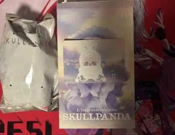SKULLPANDA 봉제 인형 화이트